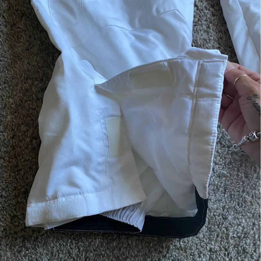 Columbia Waterproof Snow Ski Pants White Insulated Outdoor‎ Youth Size 18/20